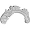 Ekena Millwork 4 1/2"W x 8 5/8"H x 1"P Zadlo Onlay, Left ONL04X08X01ZA-L - alternate 4